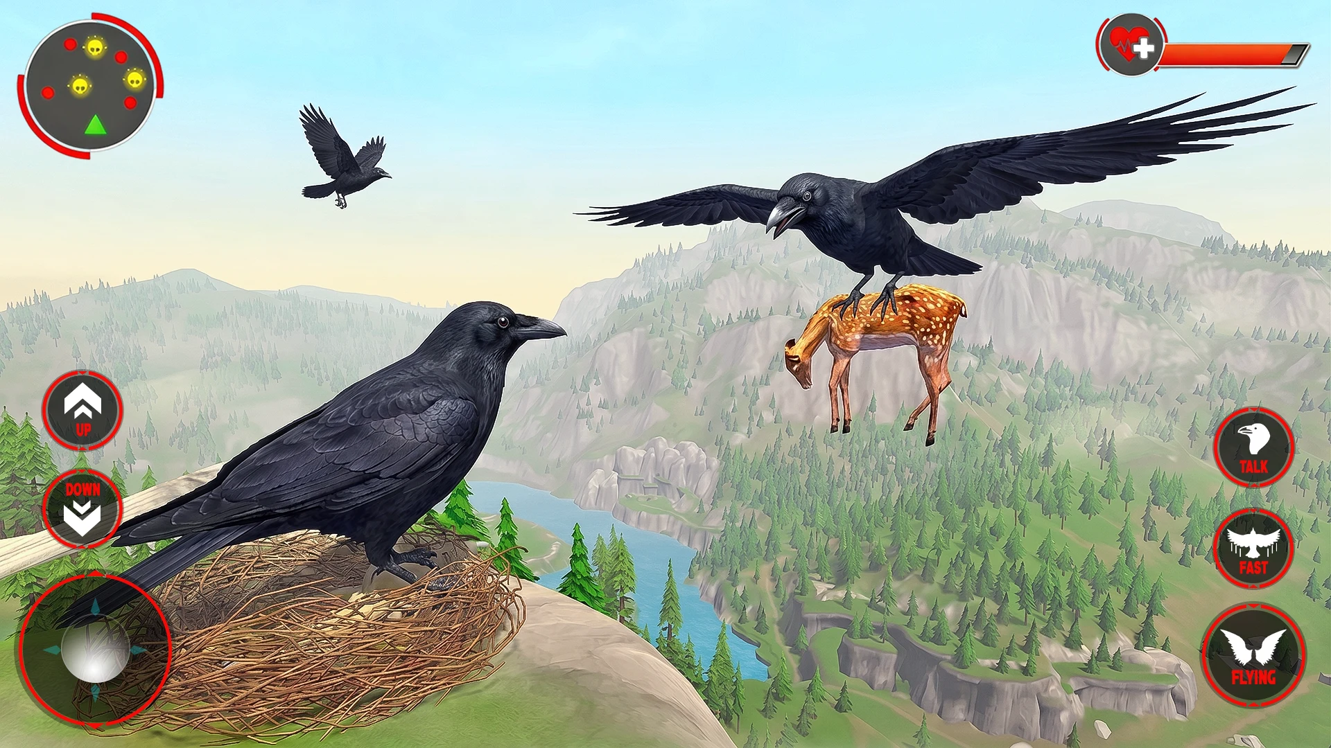Wild Crow Simulator 3D screenshot
